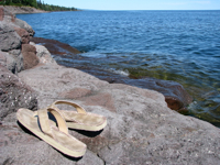 20090822-Sandals-LakeSuperior