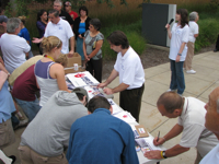 20090812-TownHall-HandsOffPetitionTable