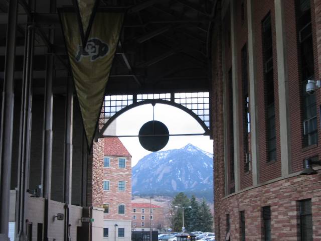 12-Folsom Folsom, with the Flatirons in the background