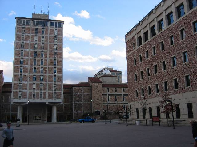 16-DuanePhysics Duane Physics ... all the buildings on the CU campus had the same stonework exterior, it was pretty cool