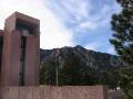 42-NCAR-Tower One of the towers at the NCAR building ... in addition to a tour and a presentation, we were treated to lunch with the Director of NCAR