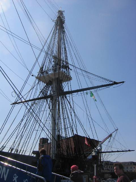 007-Rigging The rigging on Old Ironsides