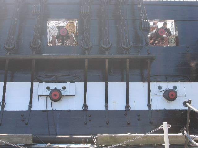 008-OldIronsides Old Ironsides, which is actually made of live oak for the most part