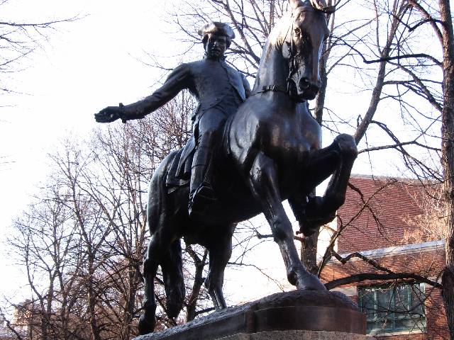 068-PaulRevereStatue Paul Revere statue