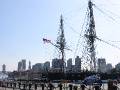 005-Constitution USS Constitution, with the Boston skyline visible in the background