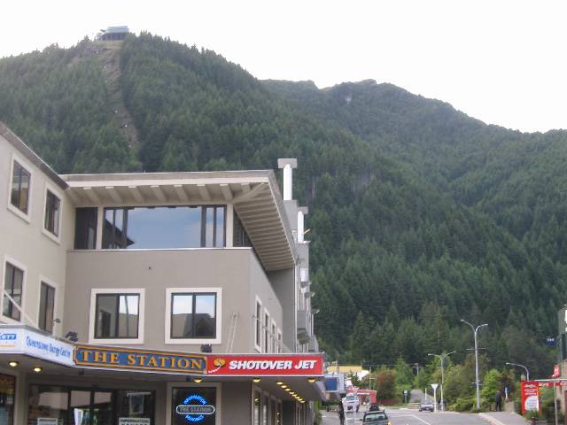 56-SkylineRestaurant Way up at the top of the hill is the Skyline Restaurant, which my parents and I had rode up to one week prior