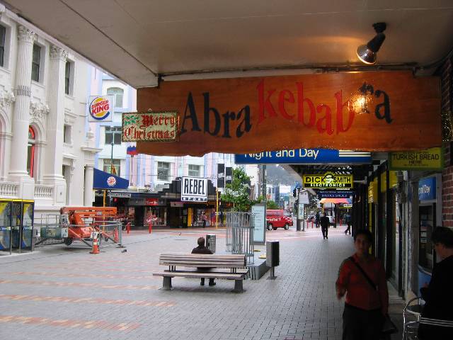 07-Abrakebabra Abrakebabra, an awesome Turkish kebab restaurant on Manners Mall, where I had a delicious Turkish pizza for supper