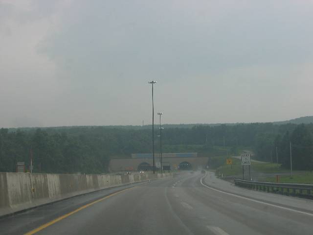 019-Penna Approaching the Alleghany Tunnel on the Penna Turnpike