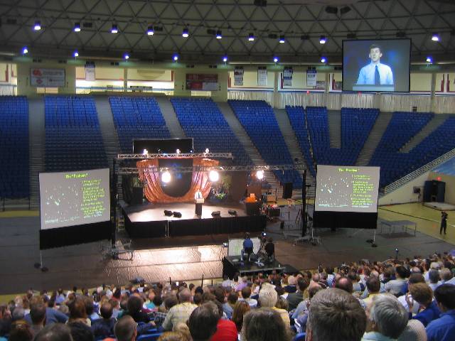 062-JasonLisle Tuesday night's speaker, Dr Jason Lisle, who earned his doctorate in astrophysics from the University of Colorado at Boulder just a few months prior to the conference