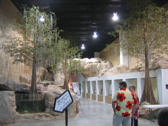 110-Lobby Inside the lobby of the Creation Museum ... remember, all these pictures were taken in July 2005, when the museum exhibits were still very much under construction