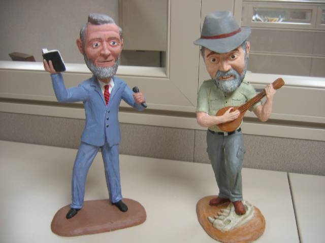 149-KenBuddy Figurines of Ken Ham and Buddy Davis